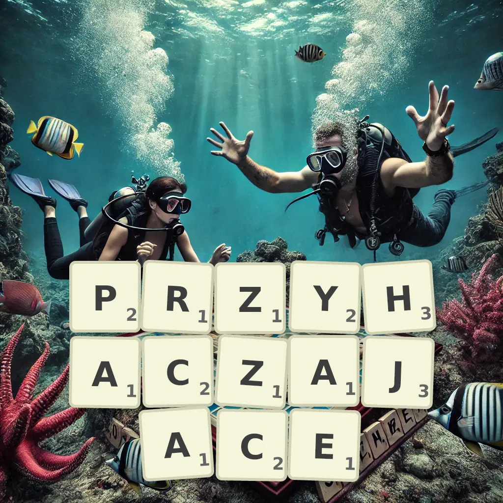 Słowa z liter PRZYHACZAJĄCE