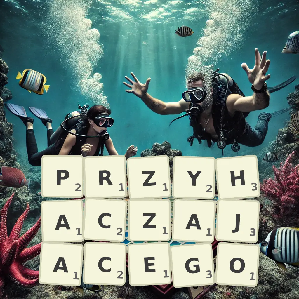 Słowa z liter PRZYHACZAJĄCEGO