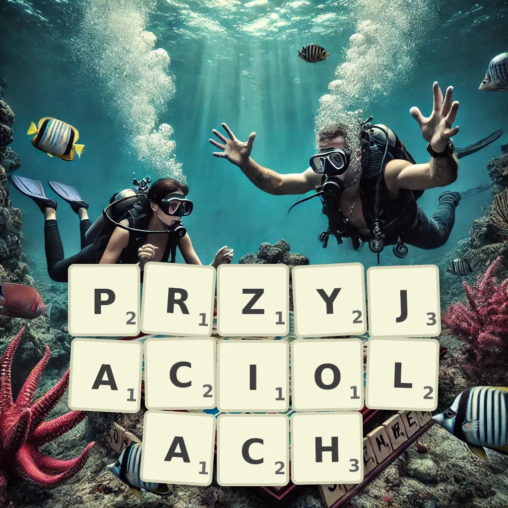 Słowa z liter PRZYJACIOŁACH