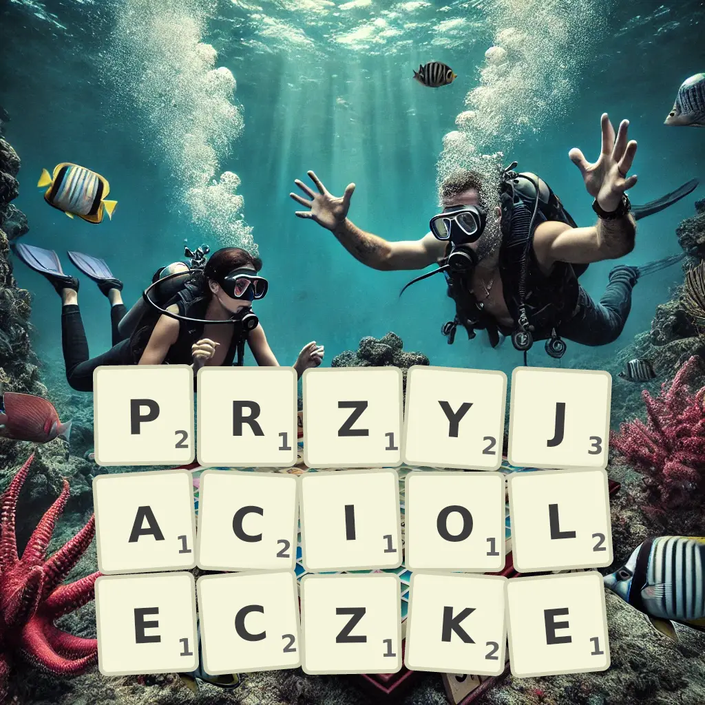 Słowa z liter PRZYJACIÓŁECZKĘ