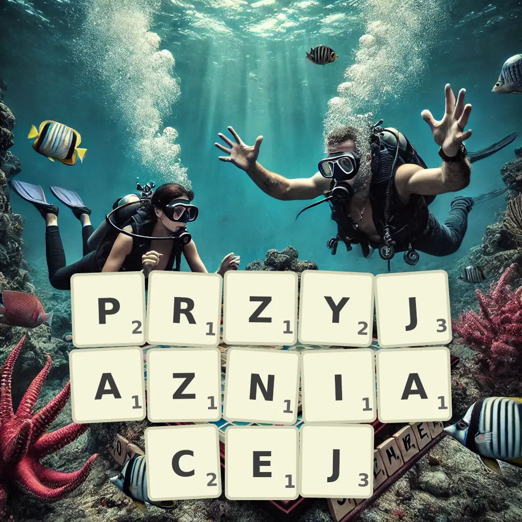 Słowa z liter PRZYJAŹNIĄCEJ