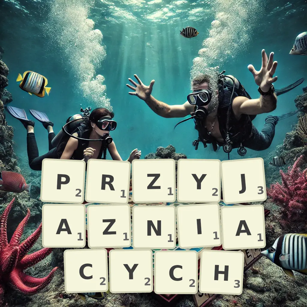 Słowa z liter PRZYJAŹNIĄCYCH