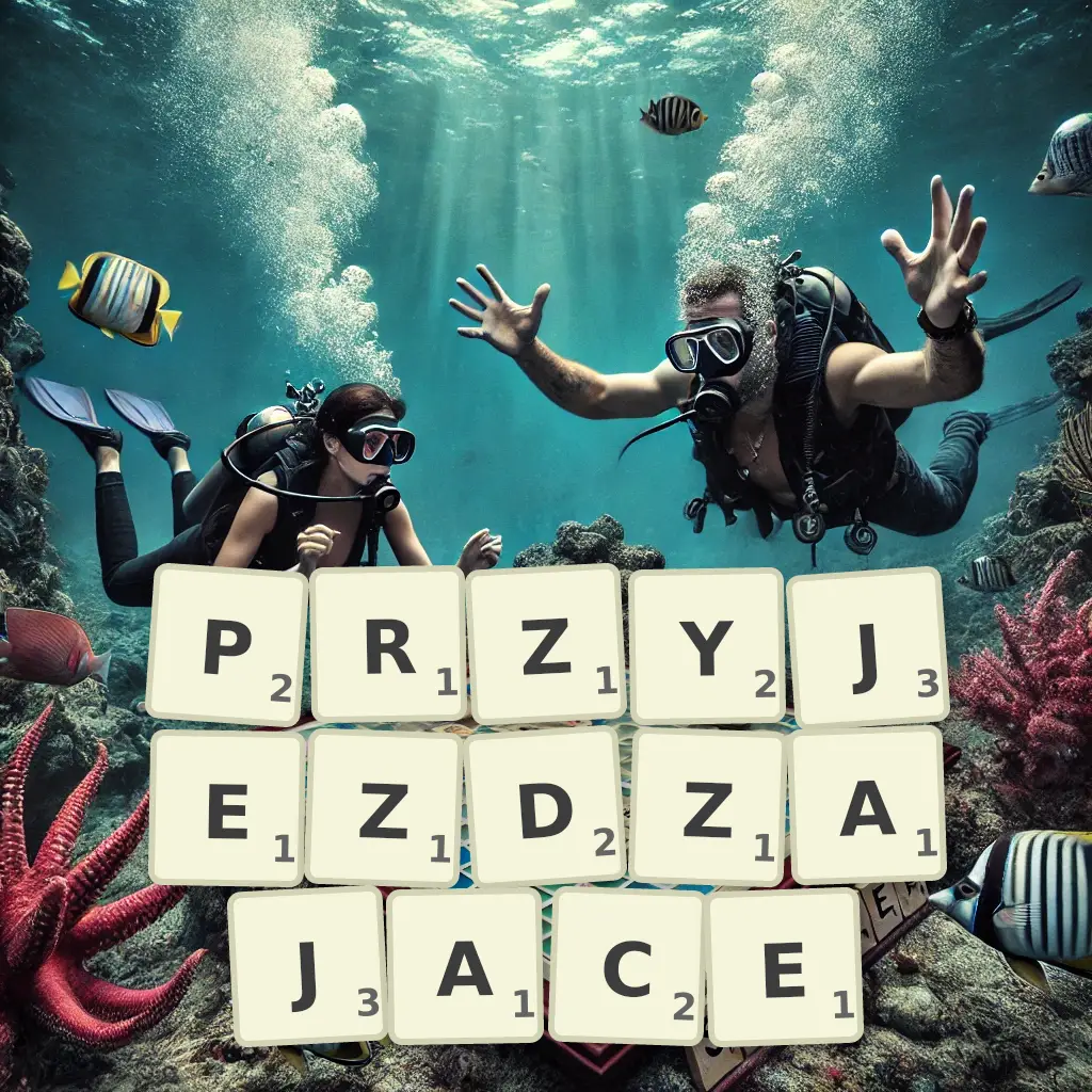 Słowa z liter PRZYJEŻDŻAJĄCE