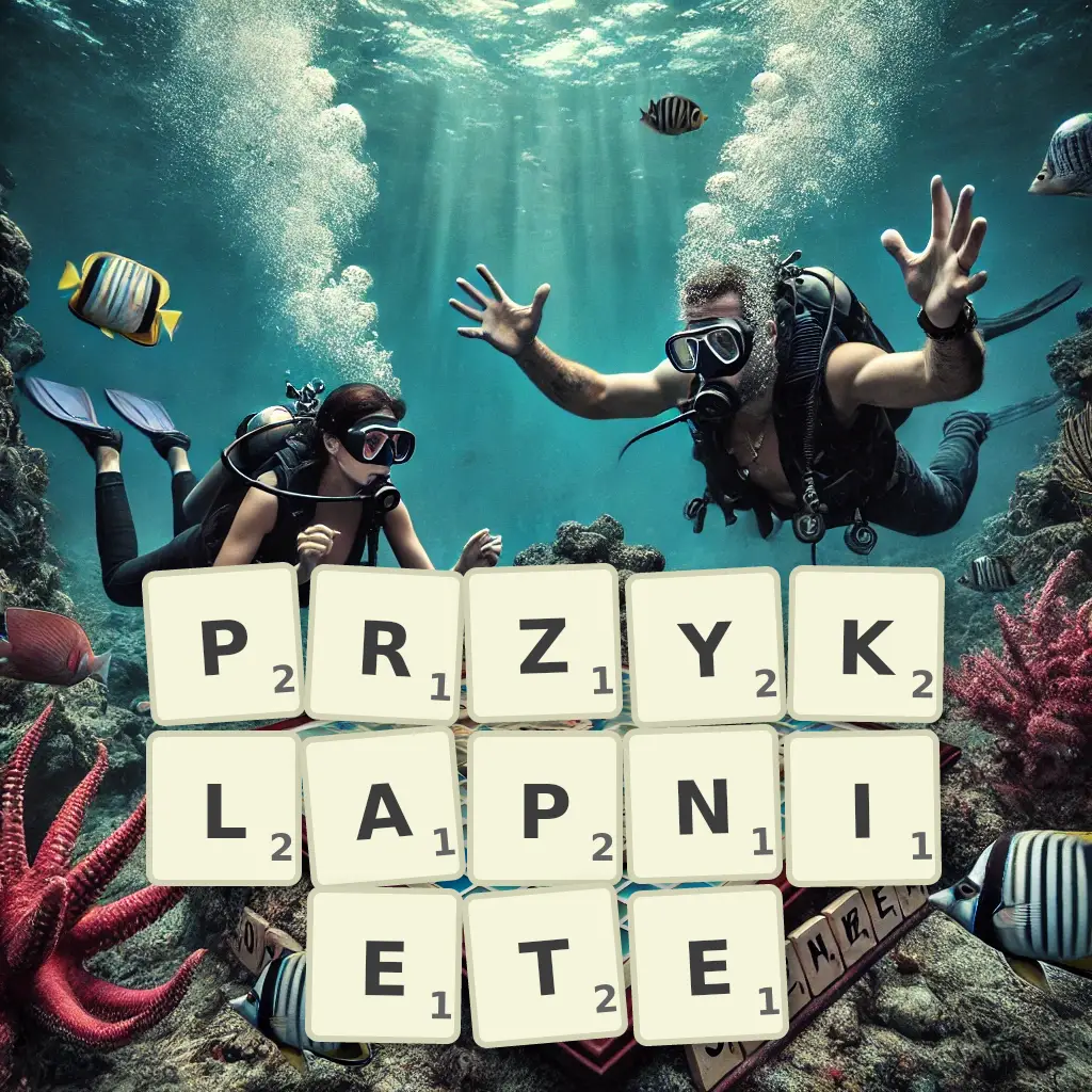 Słowa z liter PRZYKLAPNIĘTE
