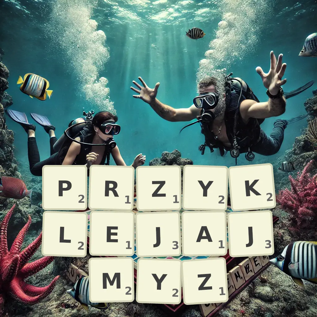 Słowa z liter PRZYKLEJAJMYŻ