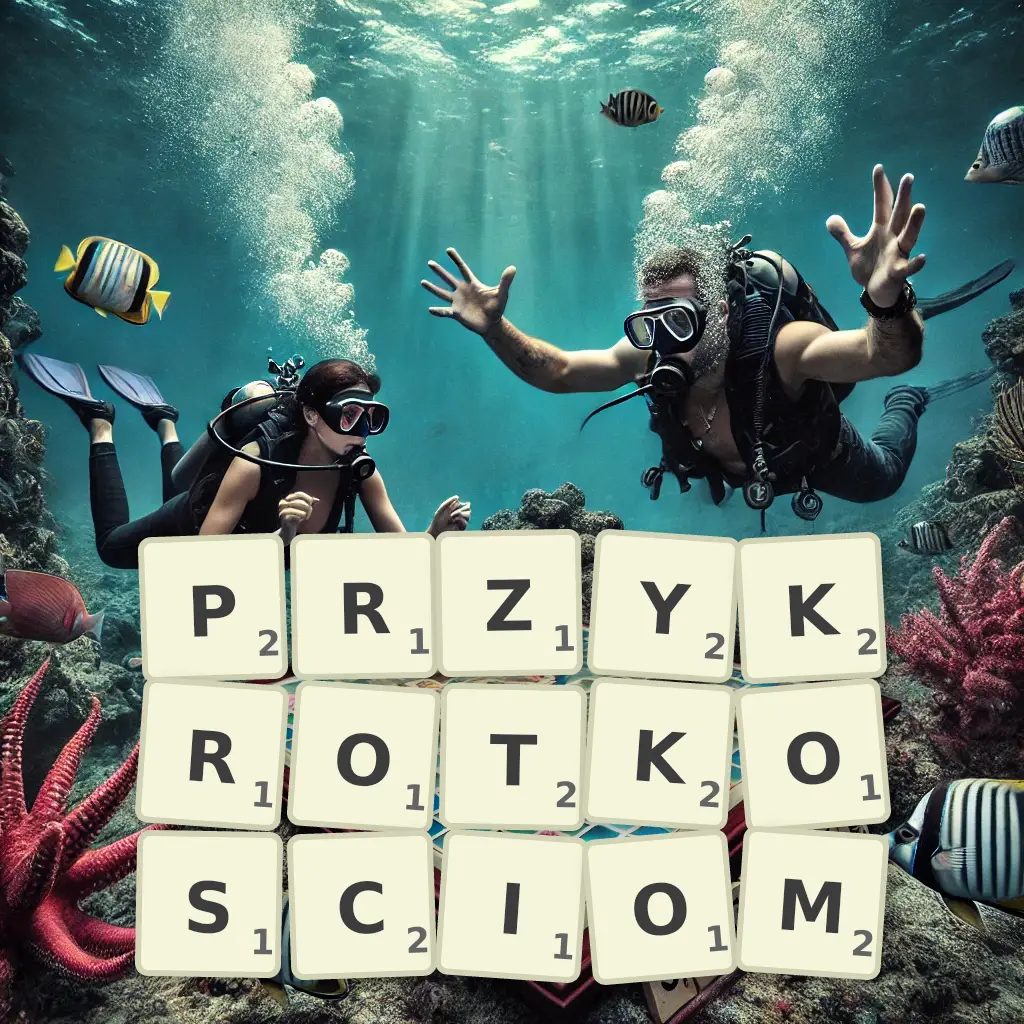 Słowa z liter PRZYKRÓTKOŚCIOM