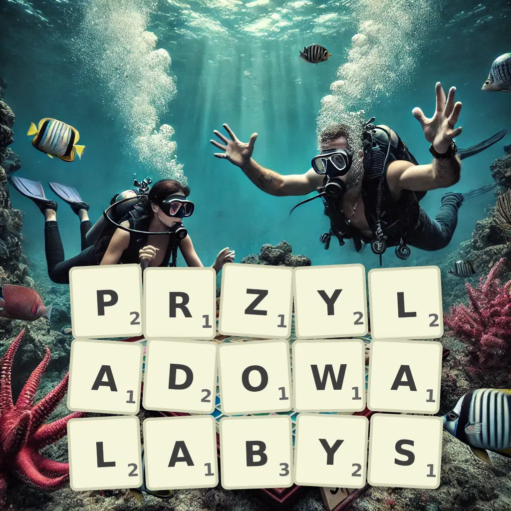 Słowa z liter PRZYLĄDOWAŁABYŚ
