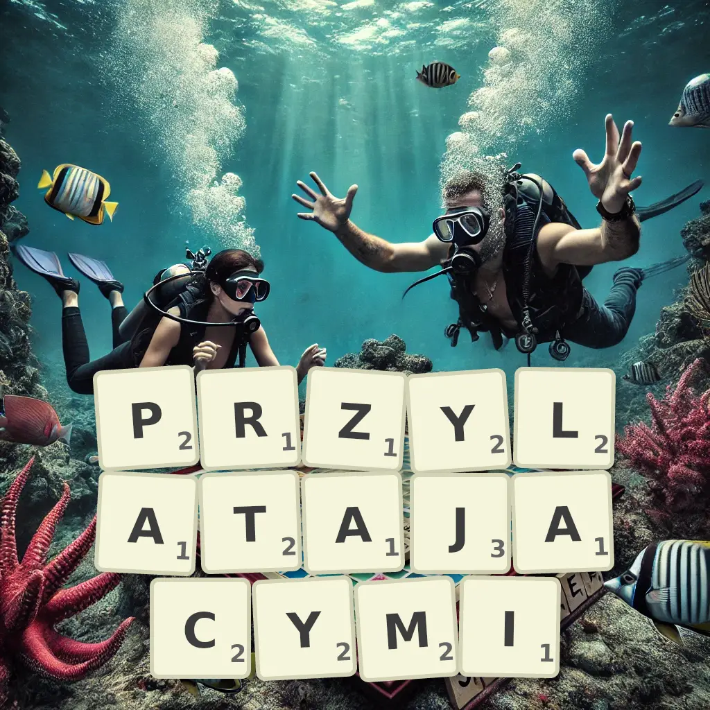 Lista słów z liter PRZYLATAJĄCYMI Słowa z liter PRZYLATAJĄCYMI