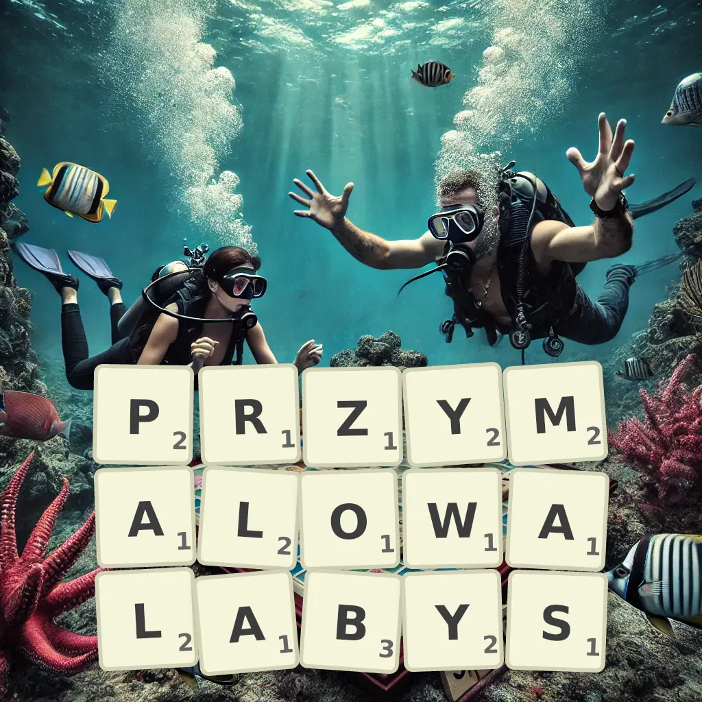 Słowa z liter PRZYMALOWAŁABYŚ
