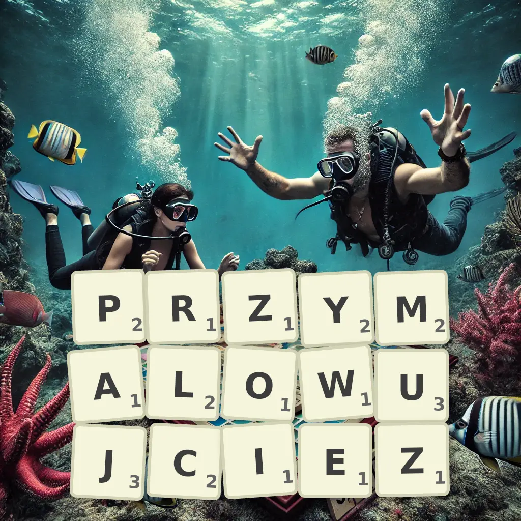 Słowa z liter PRZYMALOWUJCIEŻ