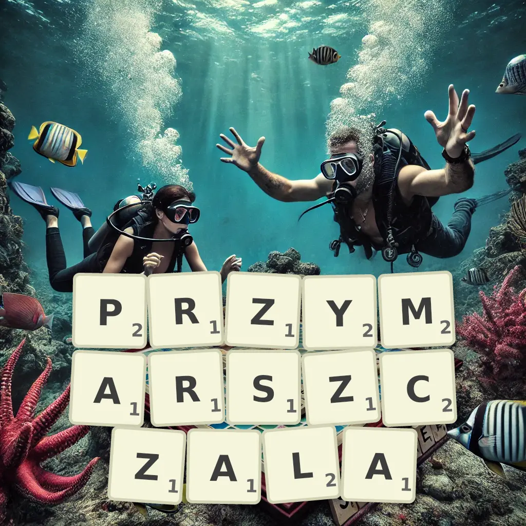 Słowa z liter PRZYMARSZCZAŁA