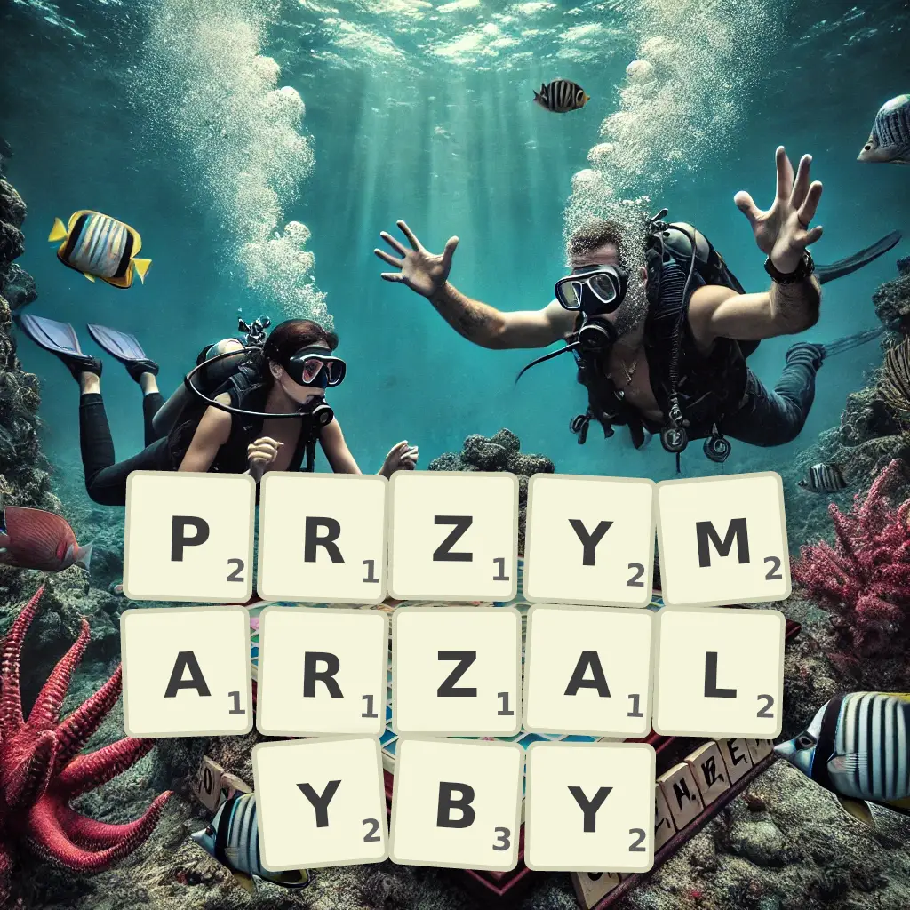 Słowa z liter PRZYMARZAŁYBY