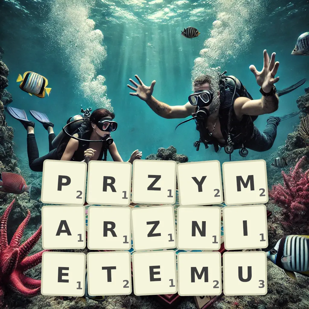 Słowa z liter PRZYMARŹNIĘTEMU
