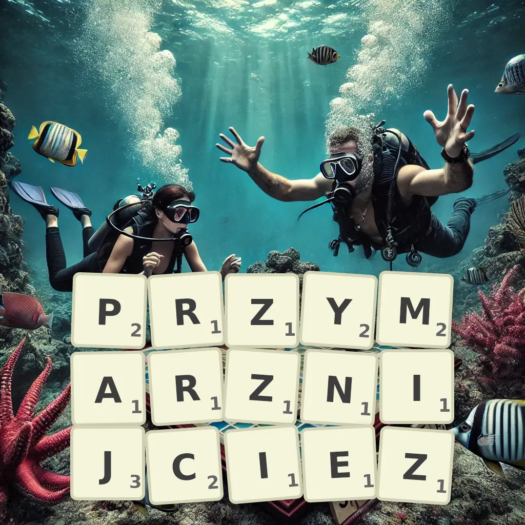 Słowa z liter PRZYMARZNIJCIEŻ