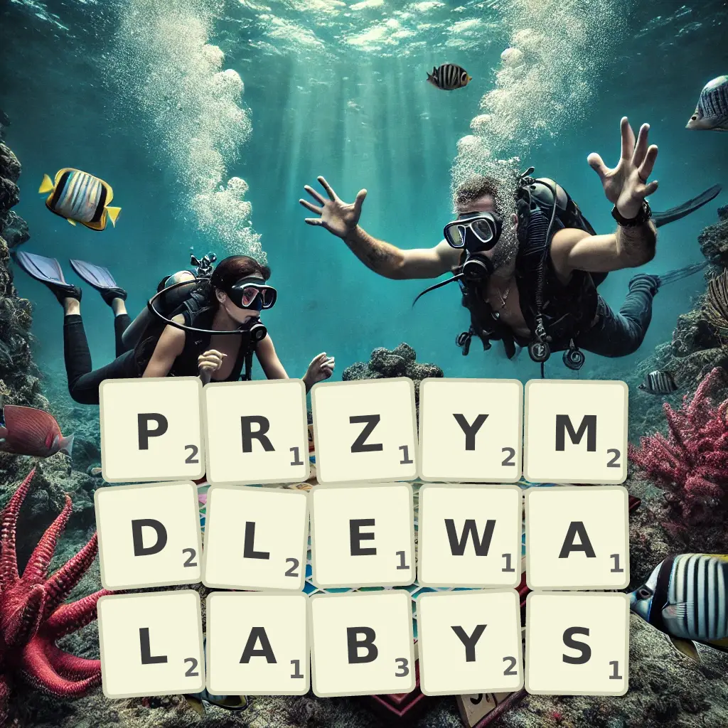 Słowa z liter PRZYMDLEWAŁABYŚ