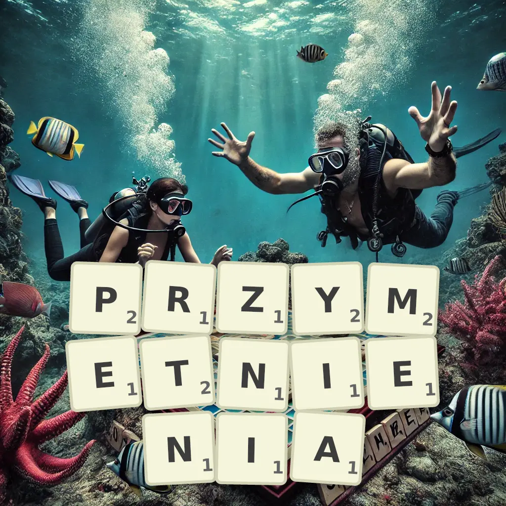 Słowa z liter PRZYMĘTNIENIA