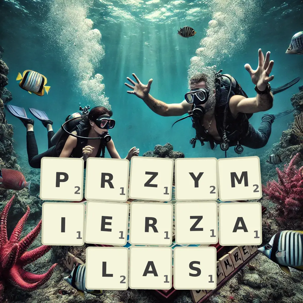 Słowa z liter PRZYMIERZAŁAŚ