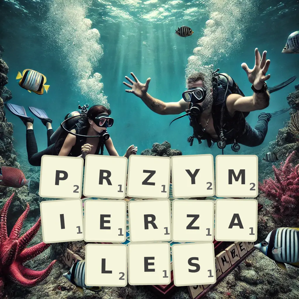 Słowa z liter PRZYMIERZAŁEŚ