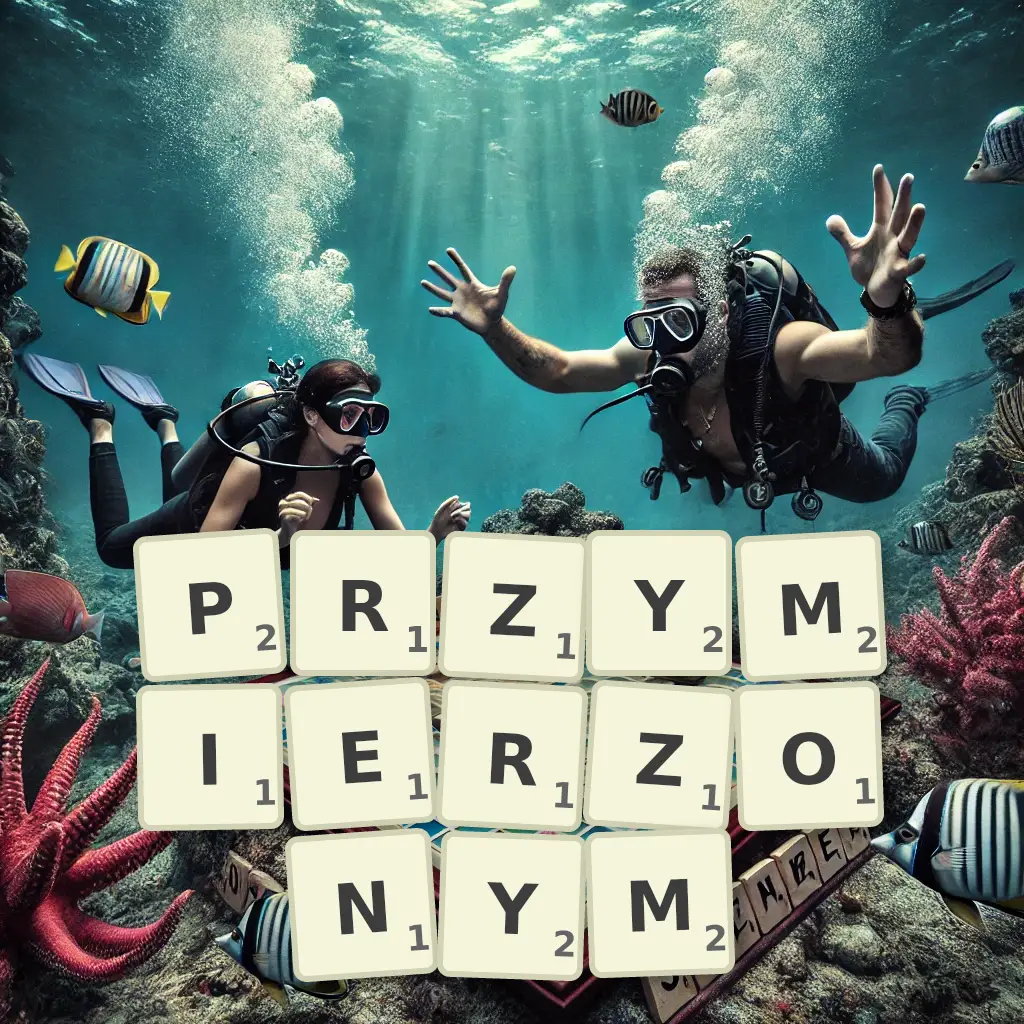 Słowa z liter PRZYMIERZONYM