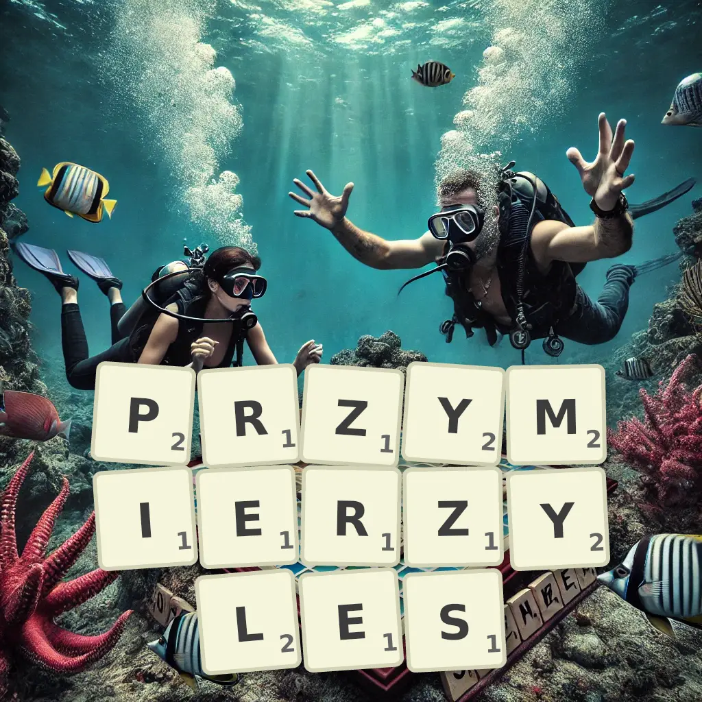 Słowa z liter PRZYMIERZYŁEŚ