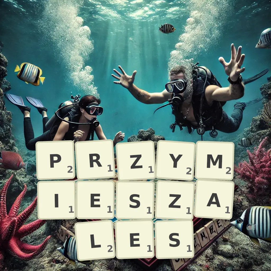 Słowa z liter PRZYMIESZAŁEŚ