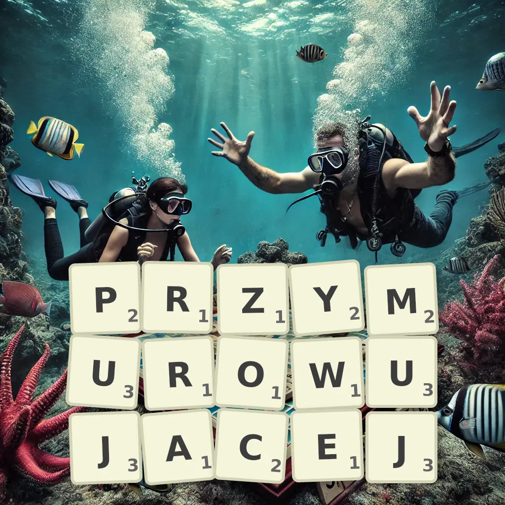 Słowa z liter PRZYMUROWUJĄCEJ