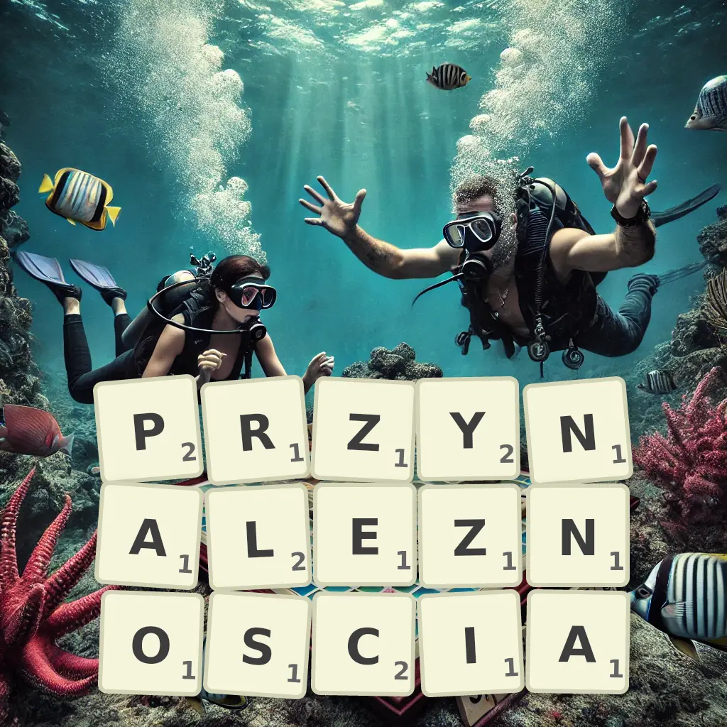 Słowa z liter PRZYNALEŻNOŚCIĄ