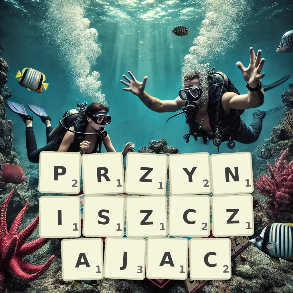 Słowa z liter PRZYNISZCZAJĄC