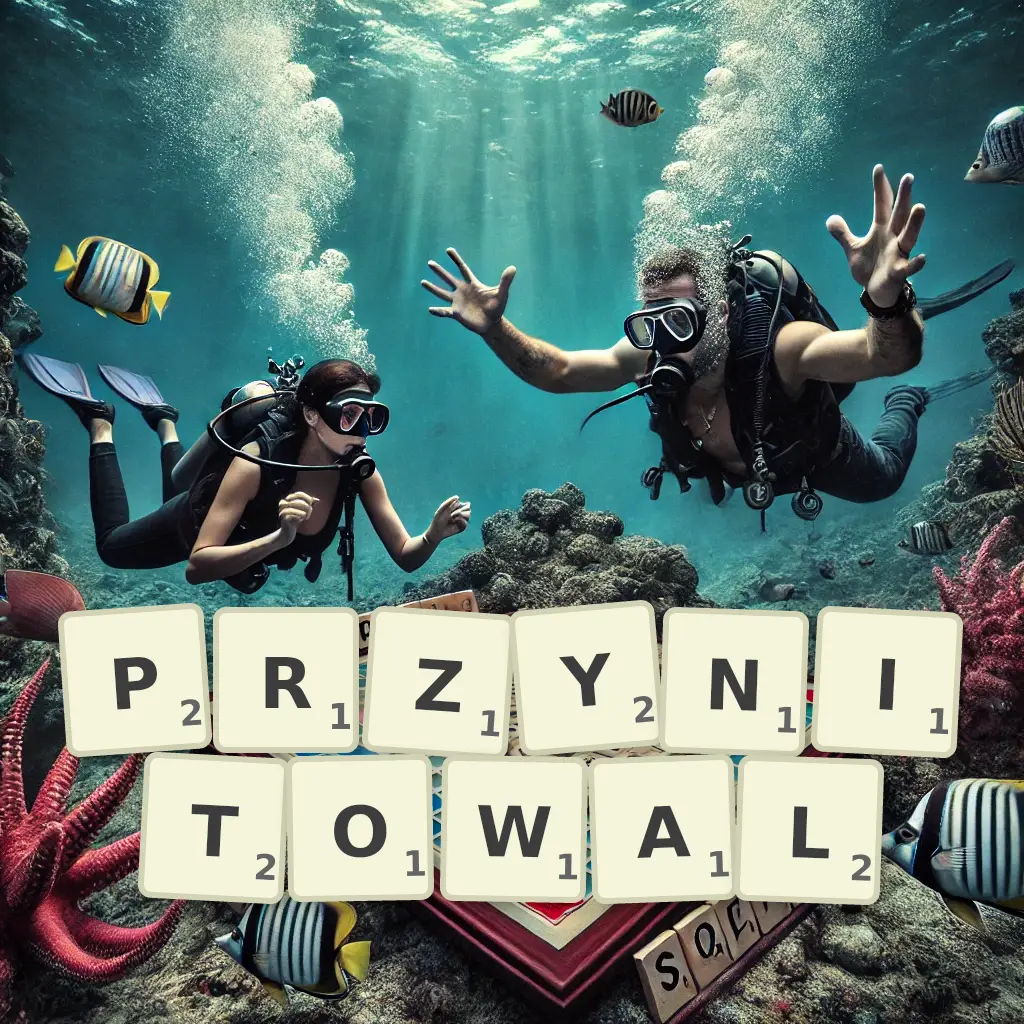 Słowa z liter PRZYNITOWAŁ