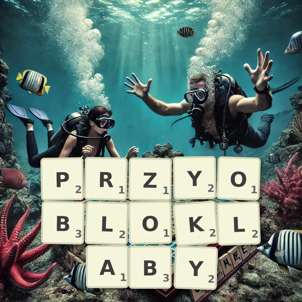 Słowa z liter PRZYOBLOKŁABY
