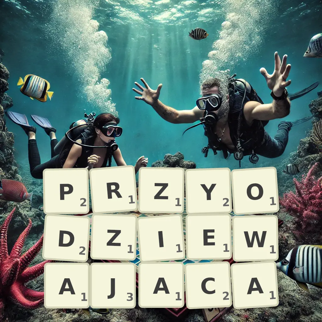Słowa z liter PRZYODZIEWAJĄCĄ
