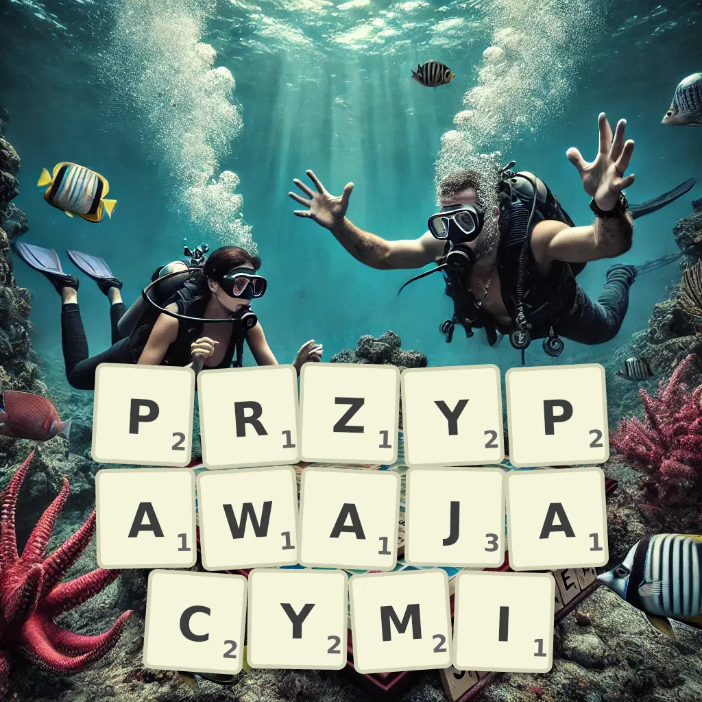 Lista słów z liter PRZYPAWAJĄCYMI Słowa z liter PRZYPAWAJĄCYMI