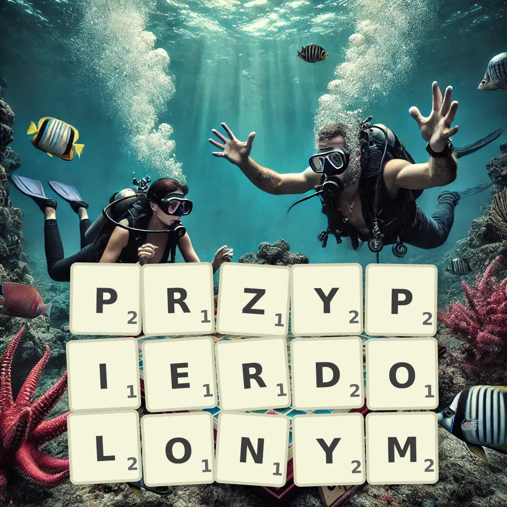 Słowa z liter PRZYPIERDOLONYM