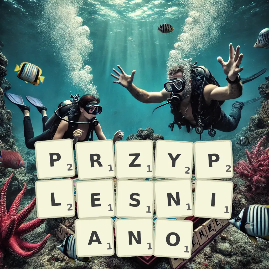 Słowa z liter PRZYPLEŚNIANO