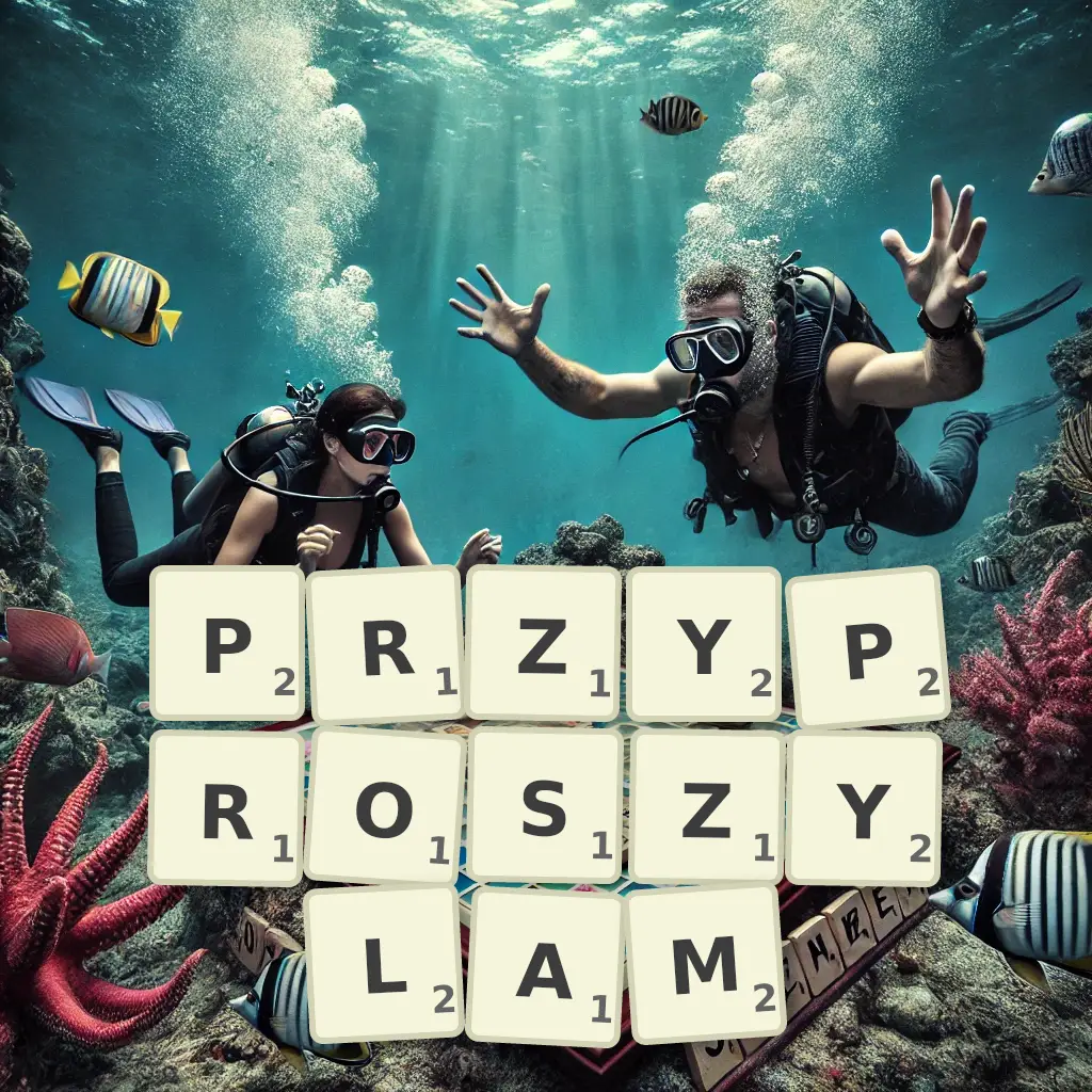 Słowa z liter PRZYPRÓSZYŁAM