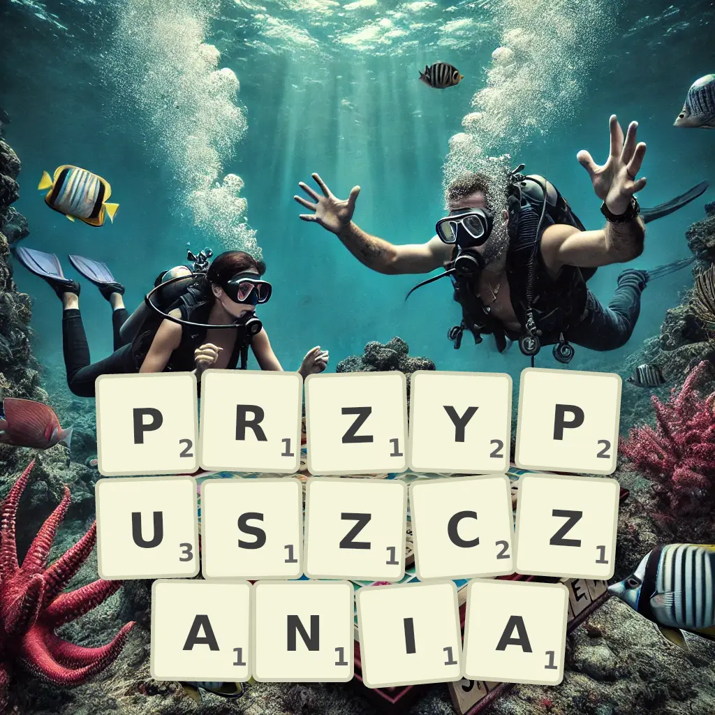 Słowa z liter PRZYPUSZCZANIA