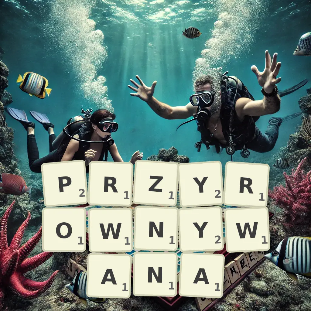Słowa z liter PRZYRÓWNYWANA