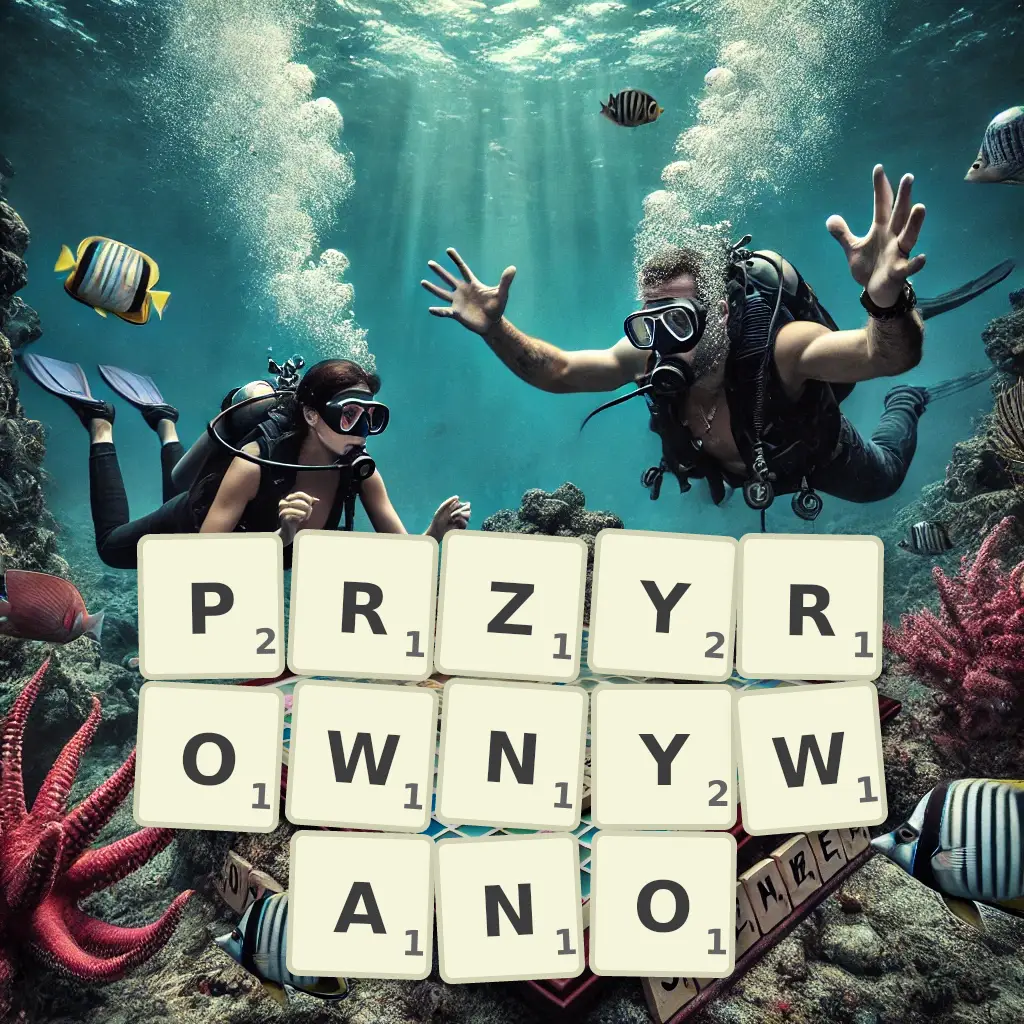 Słowa z liter PRZYRÓWNYWANO