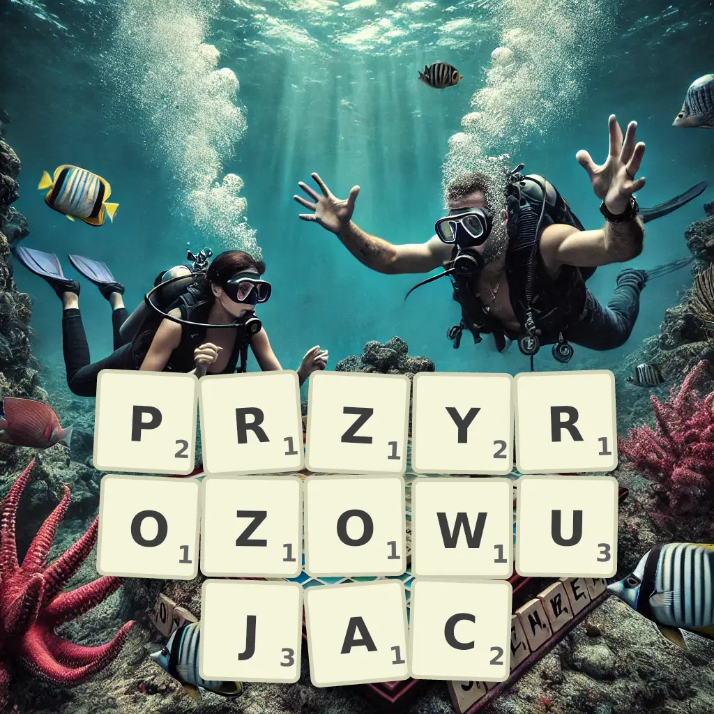 Słowa z liter PRZYRÓŻOWUJĄC