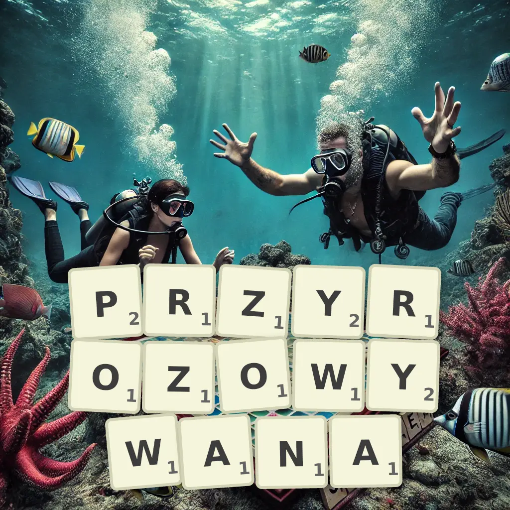 Słowa z liter PRZYRÓŻOWYWANA
