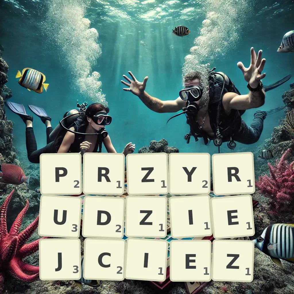 Słowa z liter PRZYRUDZIEJCIEŻ
