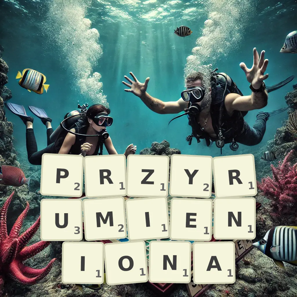 Słowa z liter PRZYRUMIENIONA