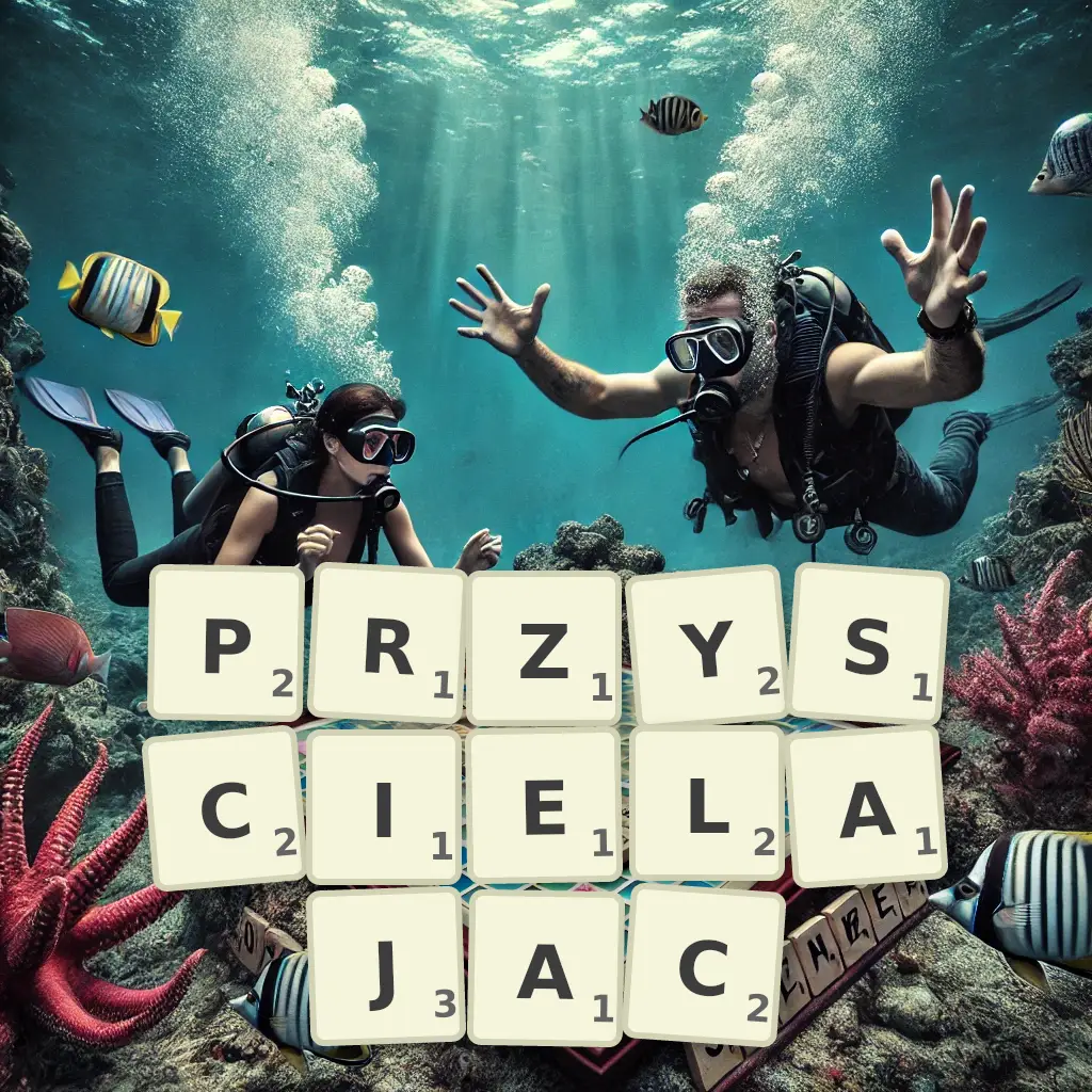 Słowa z liter PRZYŚCIELAJĄC