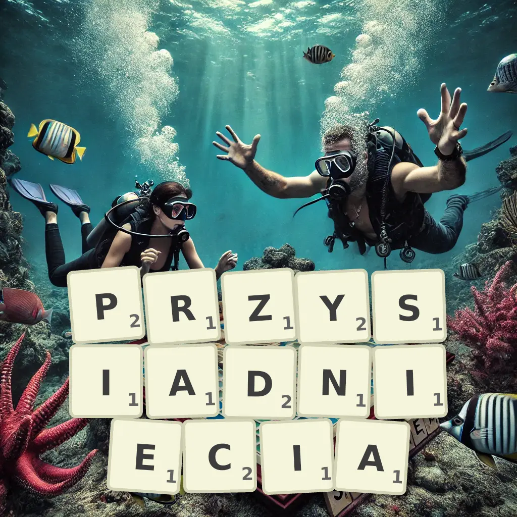 Słowa z liter PRZYSIĄDNIĘCIA