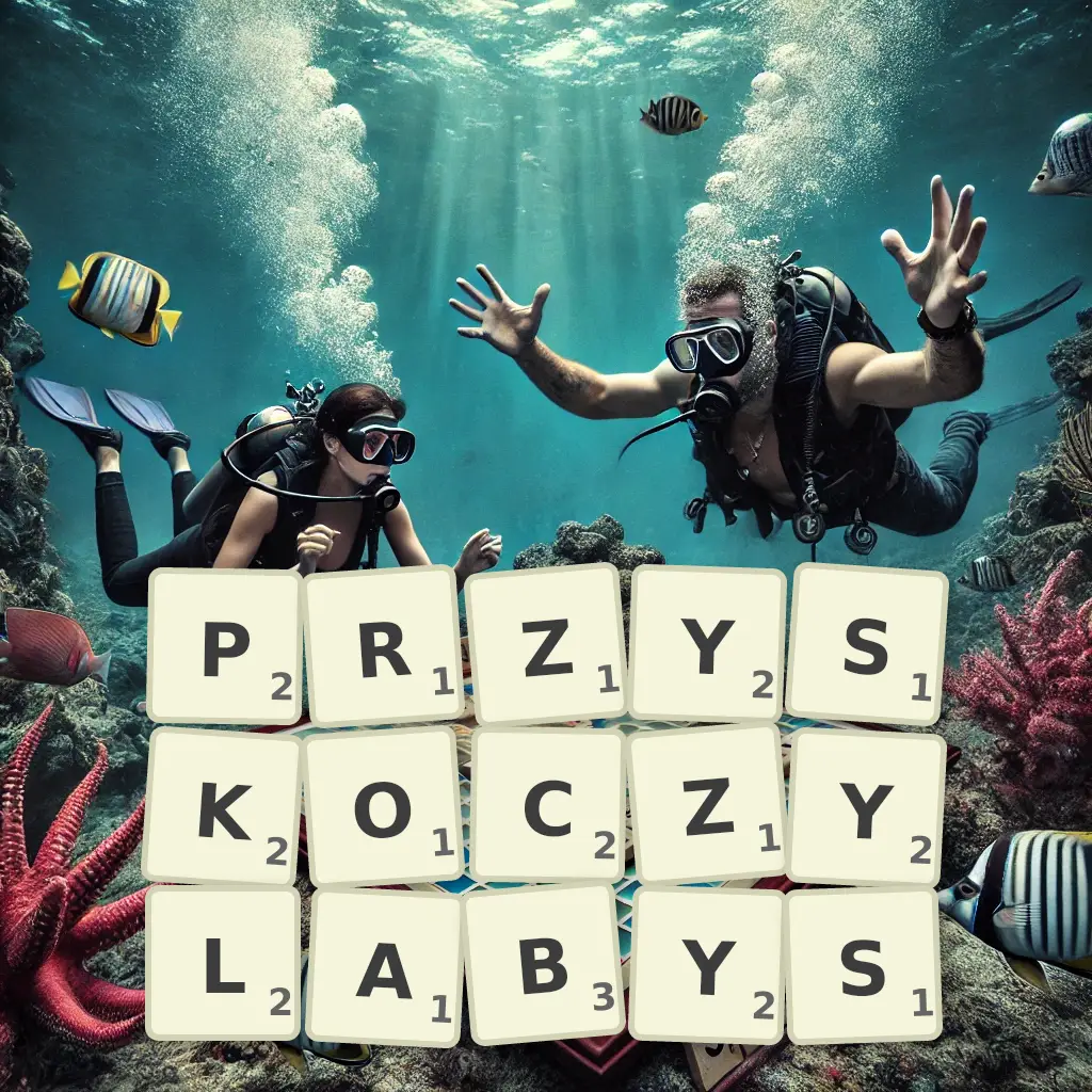 Słowa z liter PRZYSKOCZYŁABYŚ