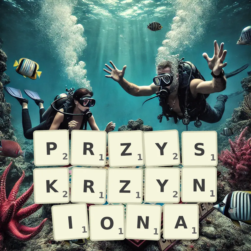Słowa z liter PRZYSKRZYNIONA