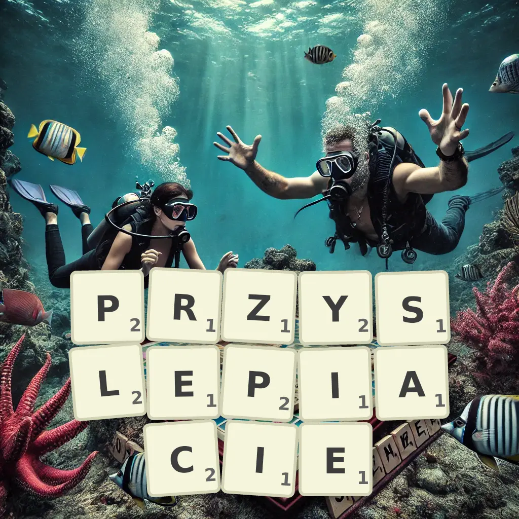 Słowa z liter PRZYŚLEPIACIE