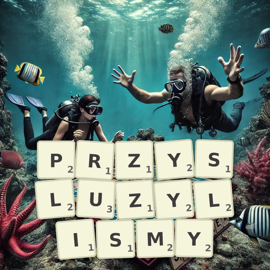 Słowa z liter PRZYSŁUŻYLIŚMY