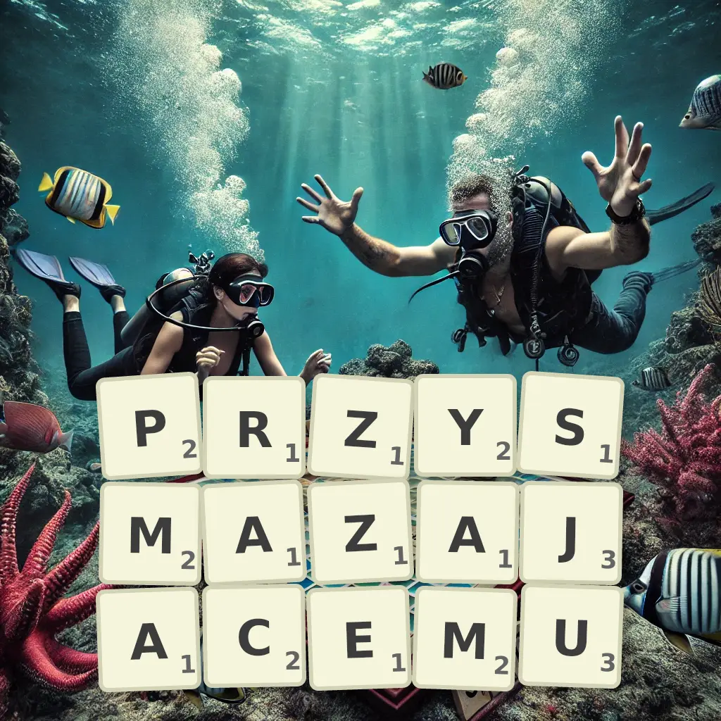 Słowa z liter PRZYSMAŻAJĄCEMU