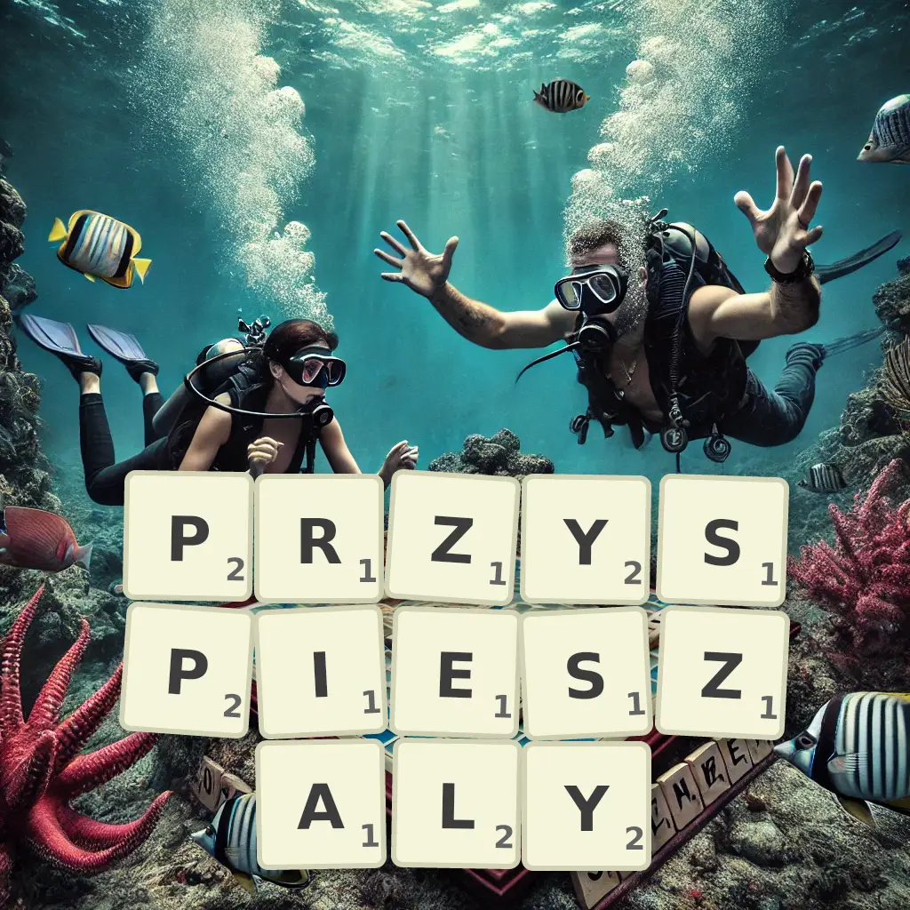 Słowa z liter PRZYŚPIESZAŁY